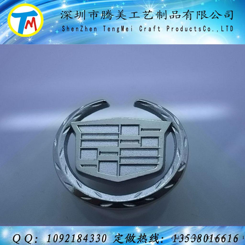 汽车标牌深圳厂家　字母车标引擎电镀车标　凸起亮面凹下金属车标
