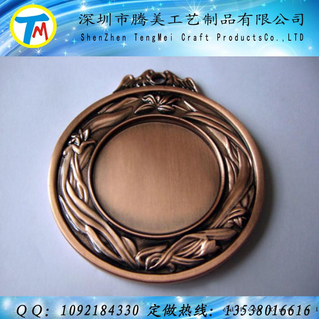 不锈钢拉丝奖牌